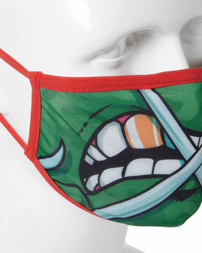 ADULT TMNT: RAPHAEL SHARK FORM FITTING FACE-COVERING