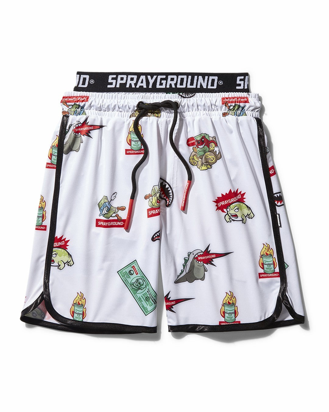 KIDS PATCH ALL-IN SWIM TRUNKS (WHITE)