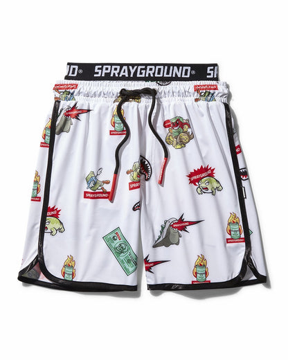 KIDS PATCH ALL-IN SWIM TRUNKS (WHITE)