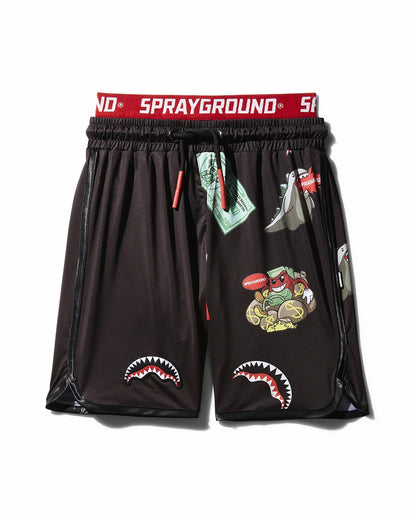KIDS PATCH ALL-IN SWIM TRUNKS (BLACK)