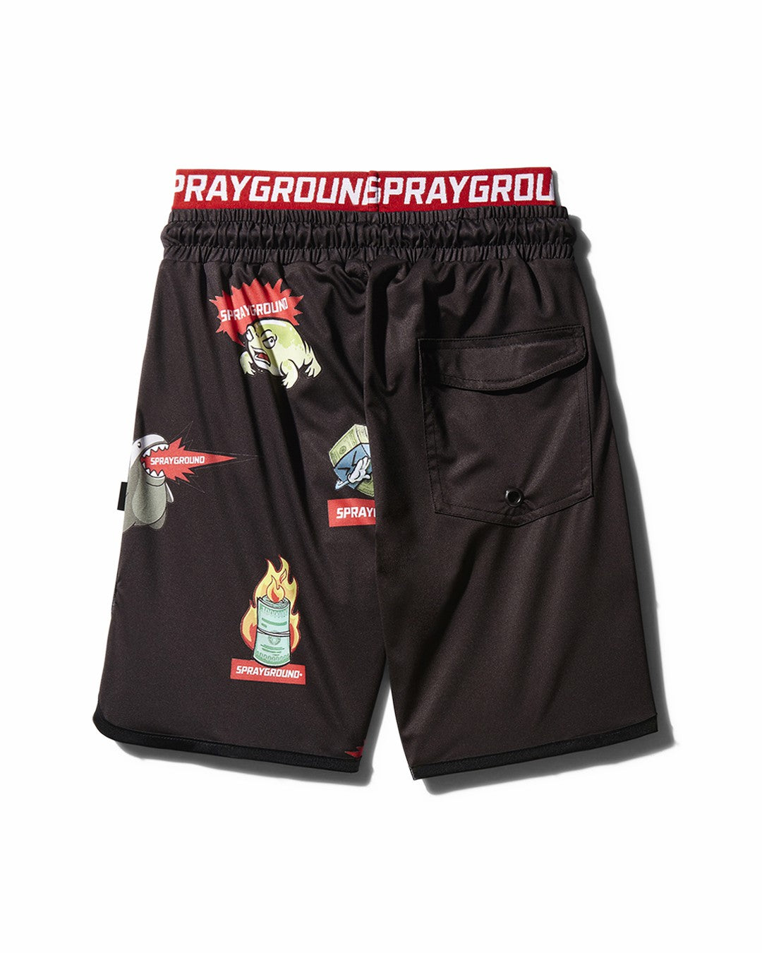 KIDS PATCH ALL-IN SWIM TRUNKS (BLACK)