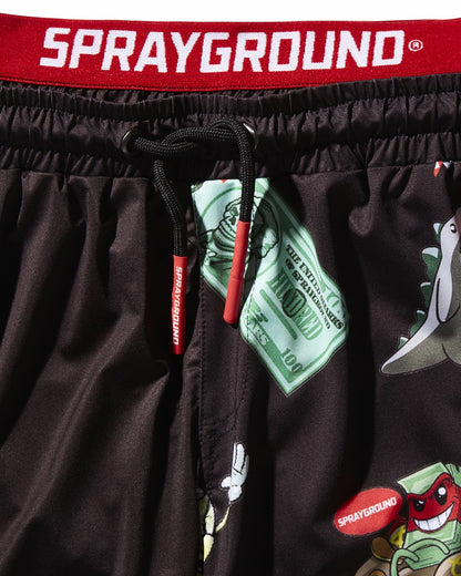 KIDS PATCH ALL-IN SWIM TRUNKS (BLACK)