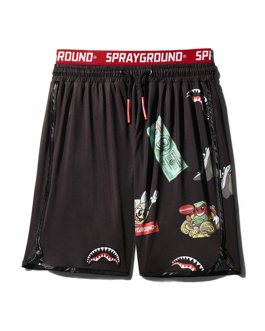 PATCH ALL-IN CORTO SWIM TRUNKS (BLACK)