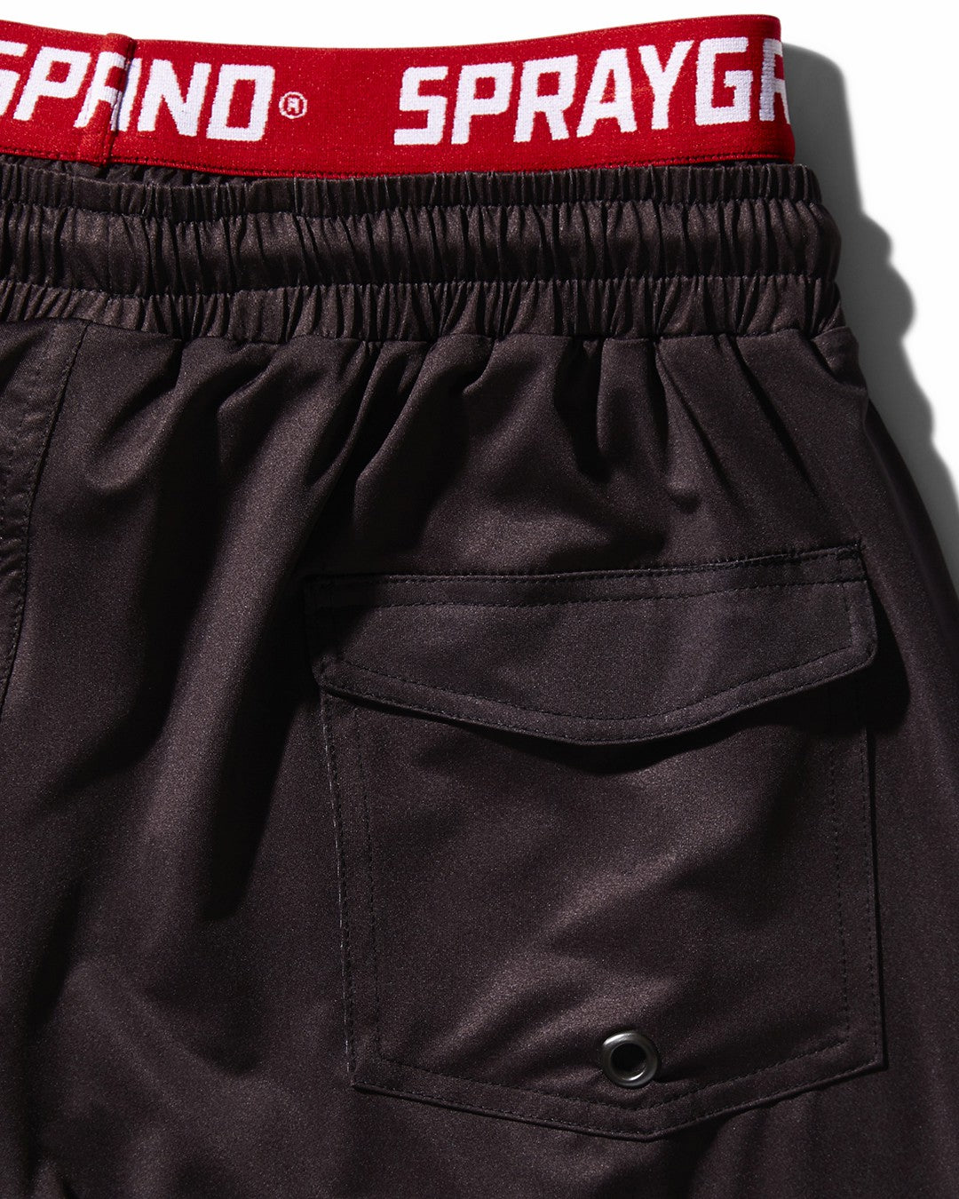 PATCH ALL-IN CORTO SWIM TRUNKS (BLACK)