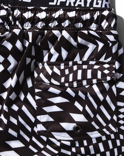 TRIPPY CORTO SWIM TRUNKS
