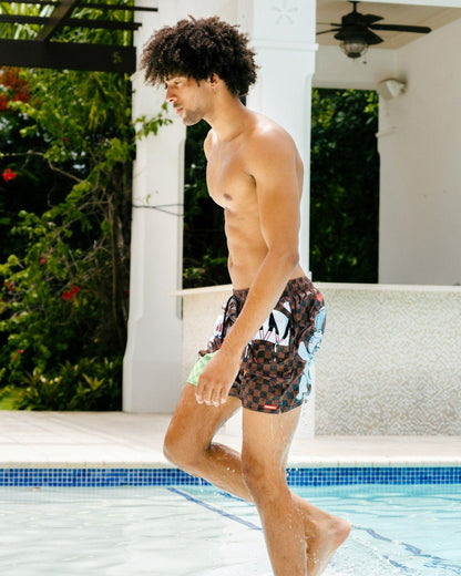 WTF SHARK SHOTO SWIM TRUNKS
