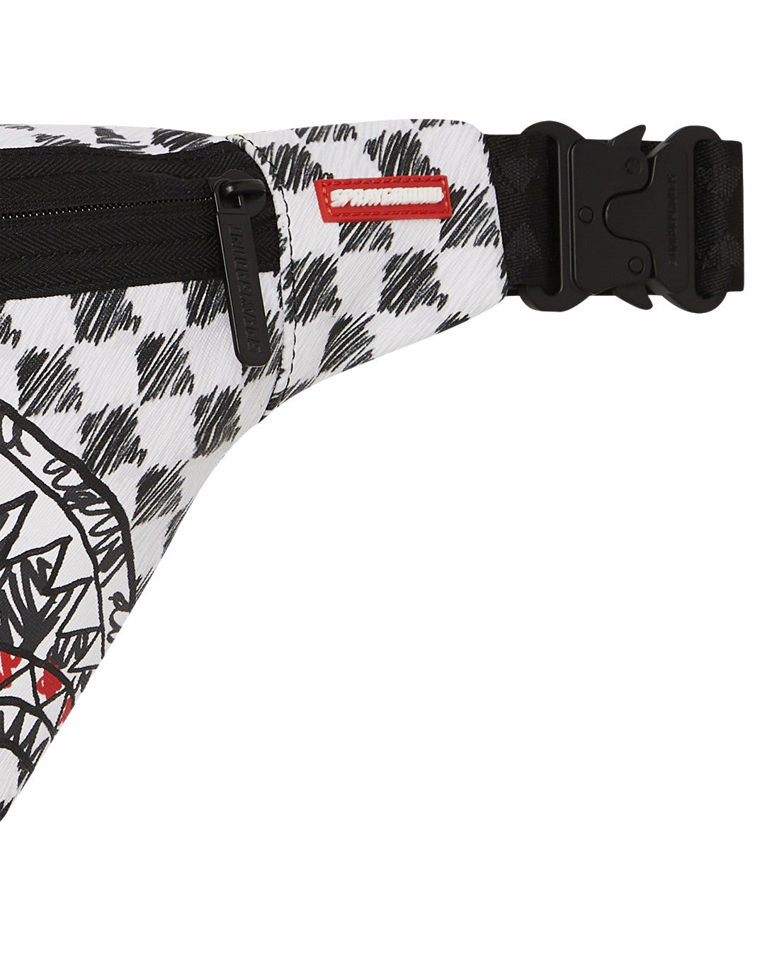 SCRIBBLE DRIBBLE CHECK SAVVY CROSSBODY
