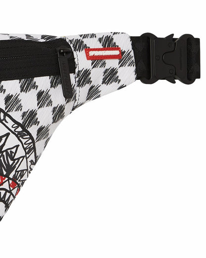 SCRIBBLE DRIBBLE CHECK SAVVY CROSSBODY