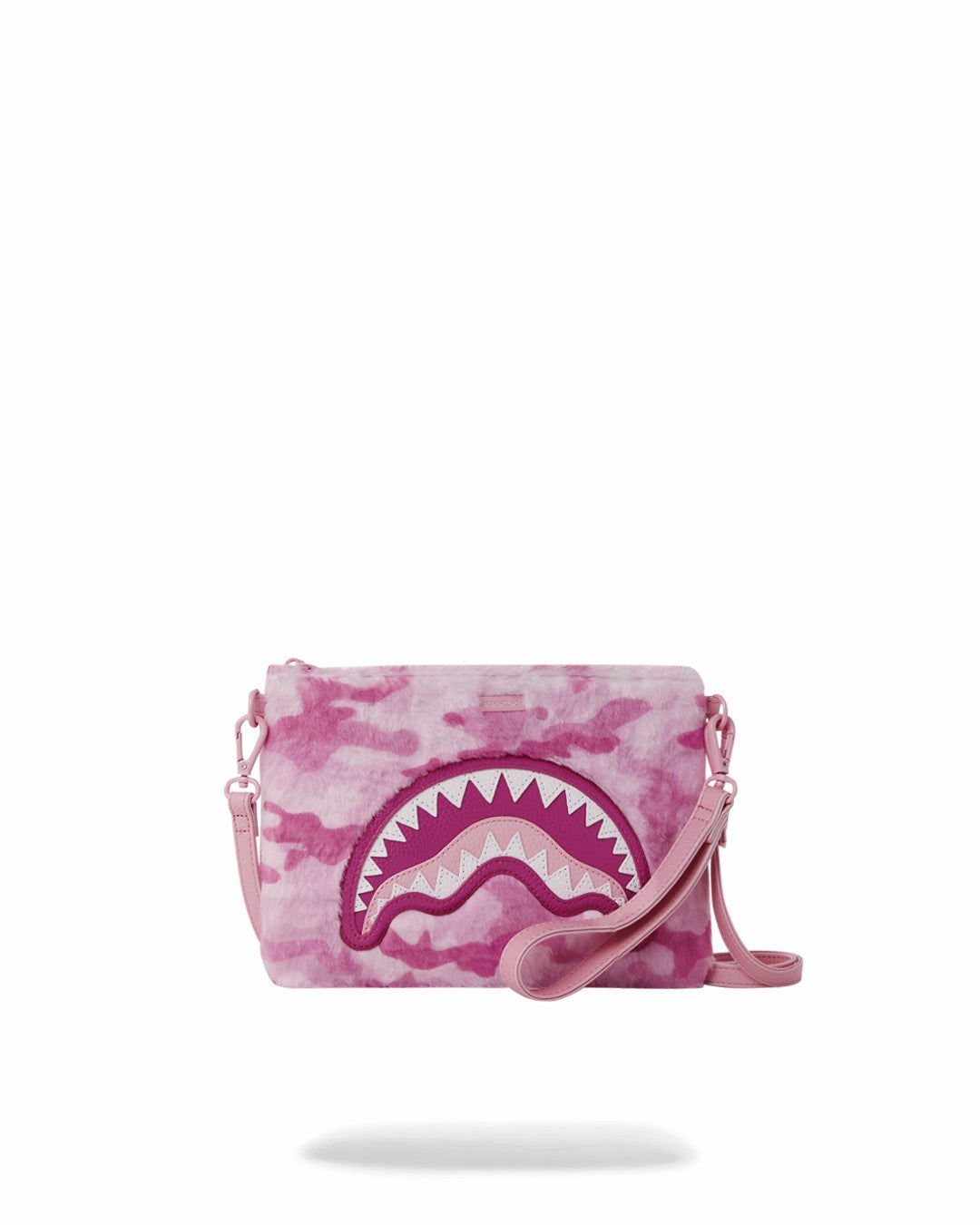 FURRROCIOUS IN PINK CROSSOVER CLUTCH