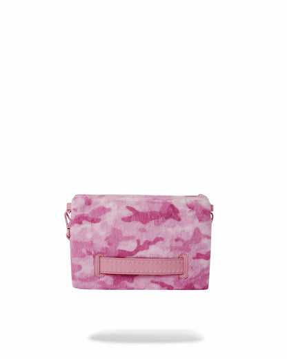 FURRROCIOUS IN PINK CROSSOVER CLUTCH
