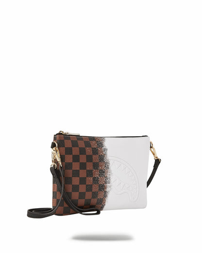 SPRAYSHARKS WORLDWIDE CROSSOVER CLUTCH W/ SHOULDER STRAP