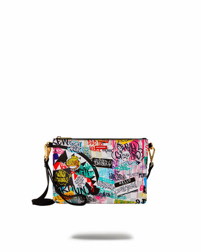 CREATE ANOTHER DAY CROSSOVER CLUTCH W/ SHOULDER STRAP