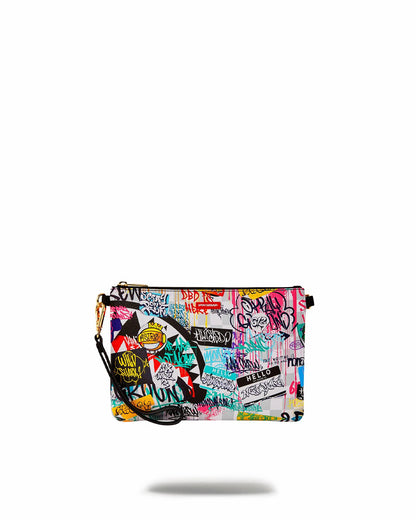 CREATE ANOTHER DAY CROSSOVER CLUTCH W/ SHOULDER STRAP