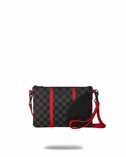 MONACO SHARK CLUB CROSSOVER CLUTCH W/ SHOULDER STRAP