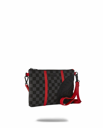 MONACO SHARK CLUB CROSSOVER CLUTCH W/ SHOULDER STRAP