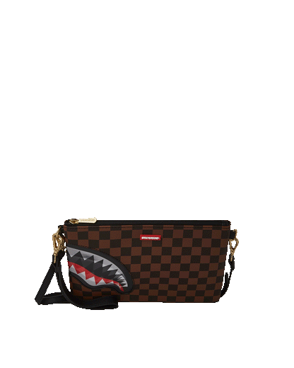 LENTICULAR EFFECTS CROSSOVER CLUTCH W/ SHOULDER STRAP