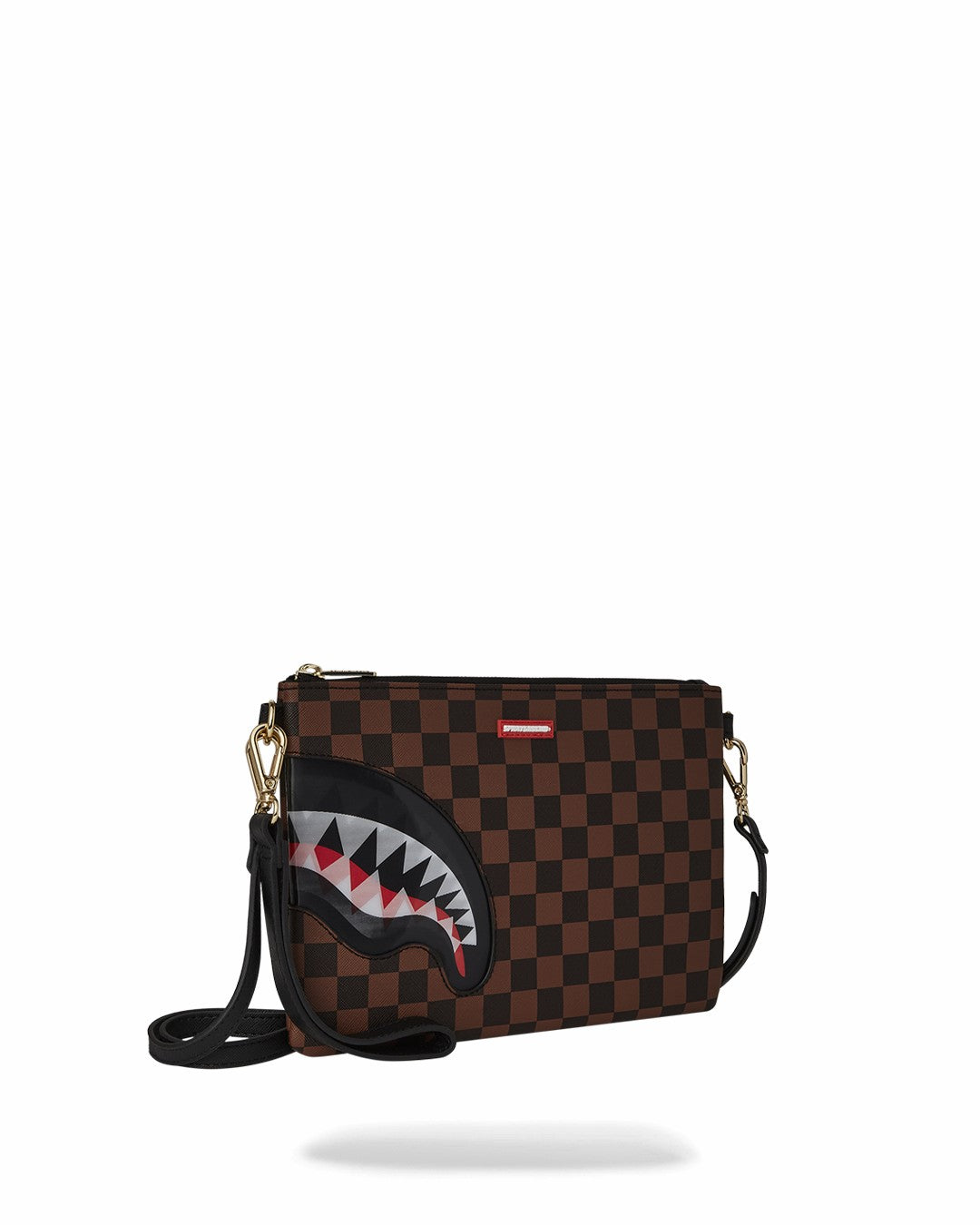 LENTICULAR EFFECTS CROSSOVER CLUTCH W/ SHOULDER STRAP