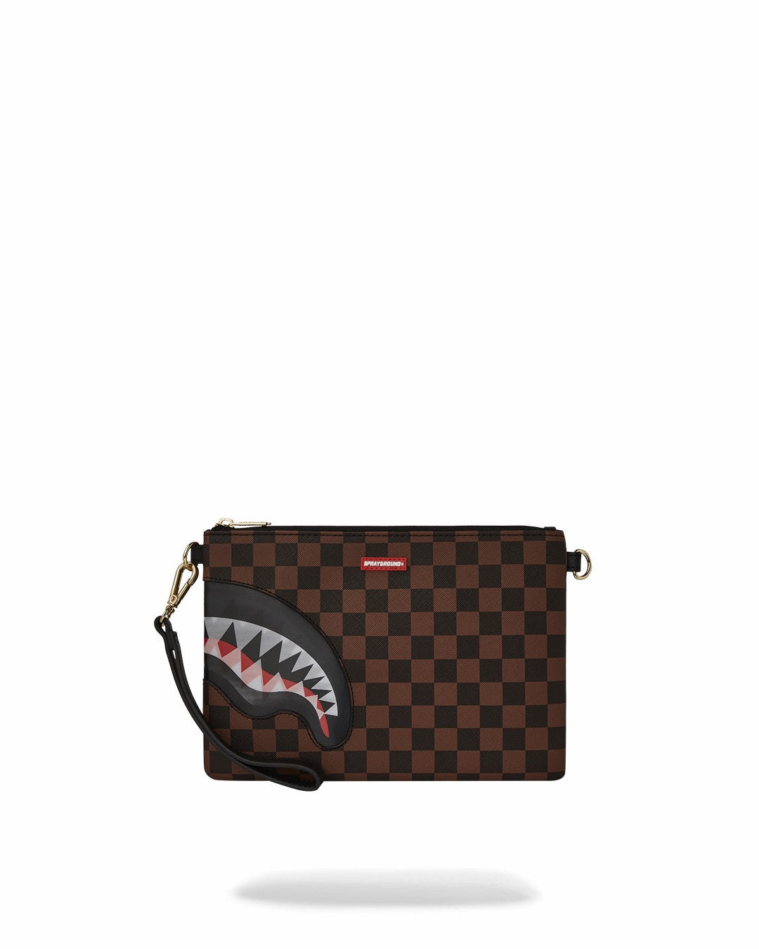 LENTICULAR EFFECTS CROSSOVER CLUTCH W/ SHOULDER STRAP