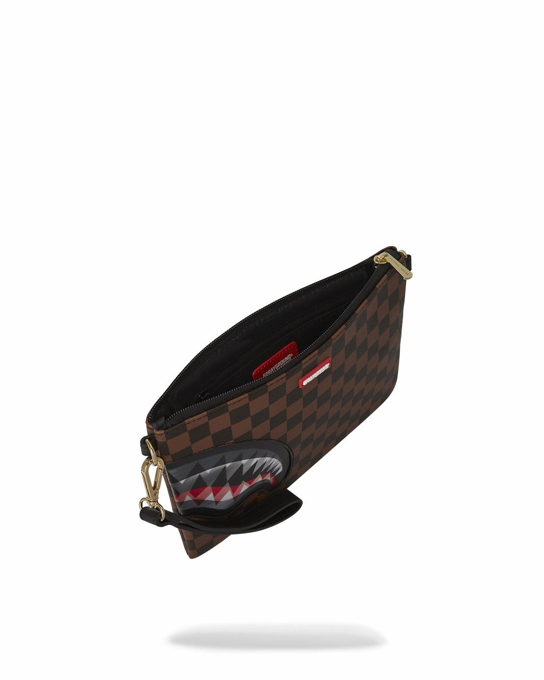 LENTICULAR EFFECTS CROSSOVER CLUTCH W/ SHOULDER STRAP