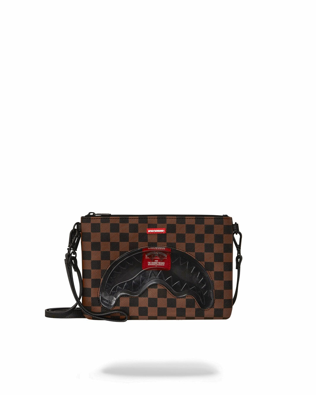 SHARKS IN PARIS CLEAR FOR TAKEOFF CROSSOVER CLUTCH WITH STRAP