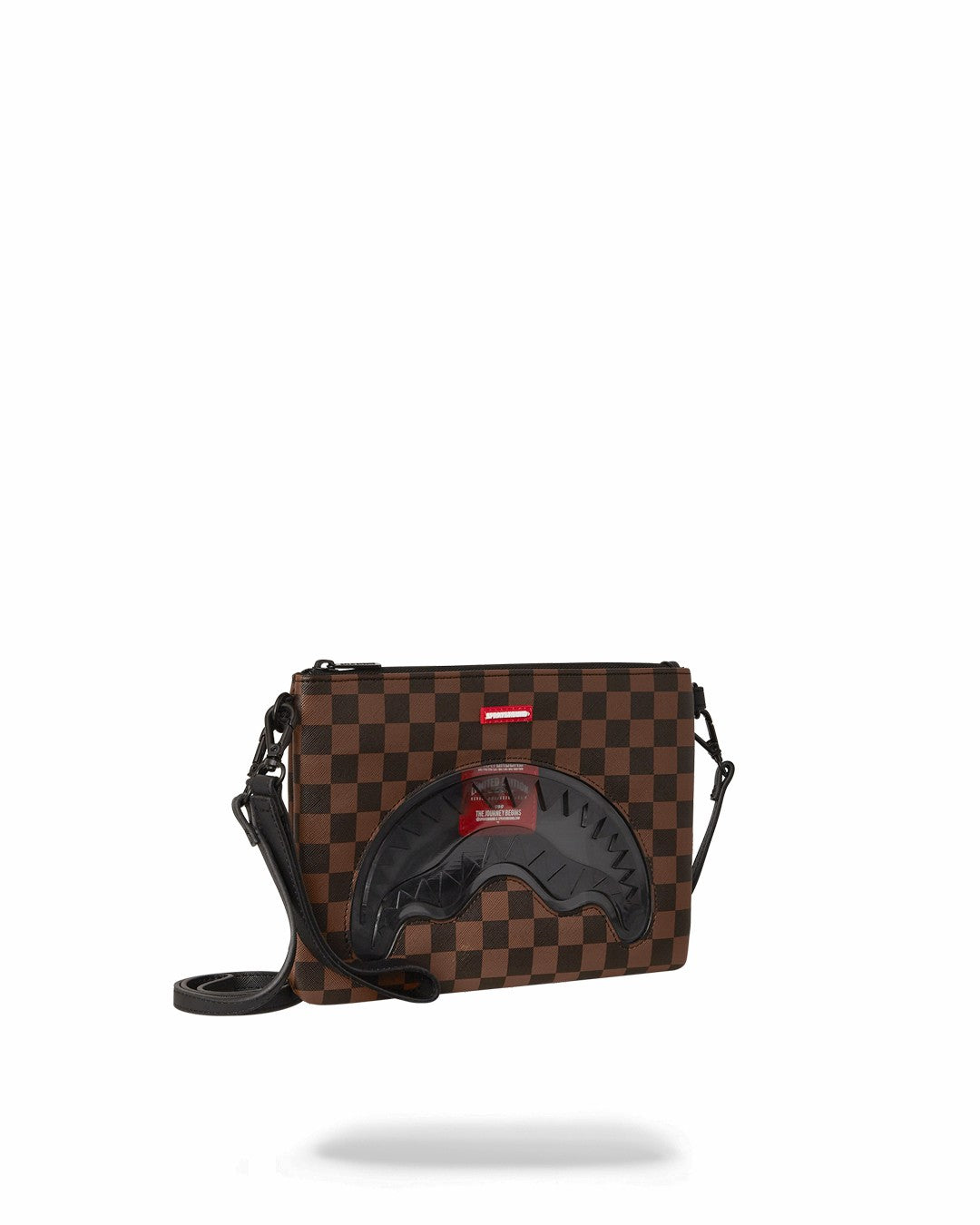SHARKS IN PARIS CLEAR FOR TAKEOFF CROSSOVER CLUTCH WITH STRAP