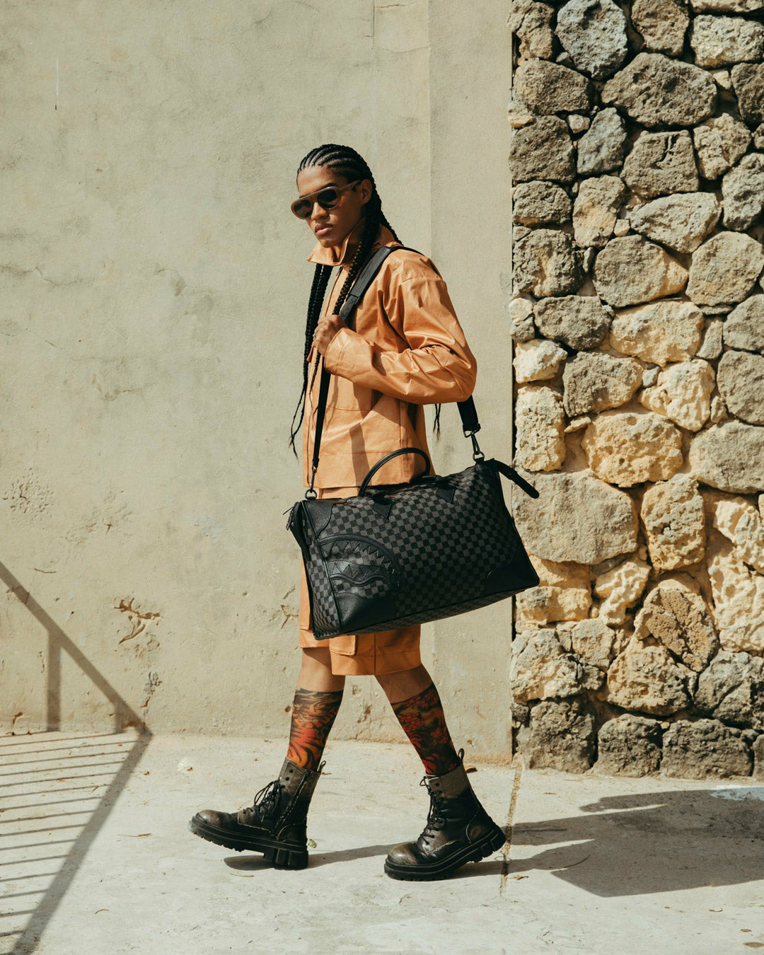 MIDNIGHT CHATEAU PYRAMID DUFFLE