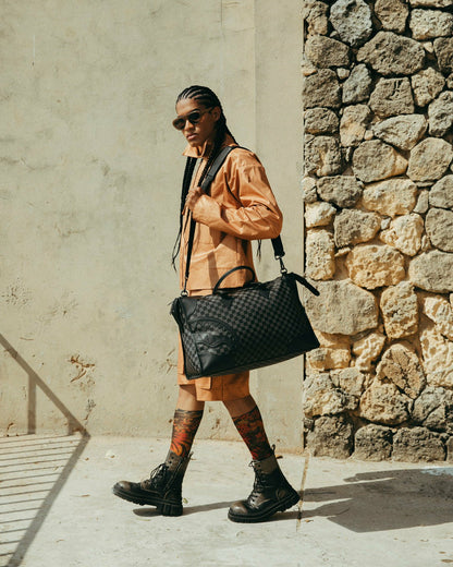 MIDNIGHT CHATEAU PYRAMID DUFFLE