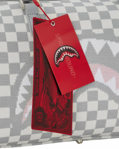 KNIT SHARKS IN PARIS IN CREAM MINI DUFFLE