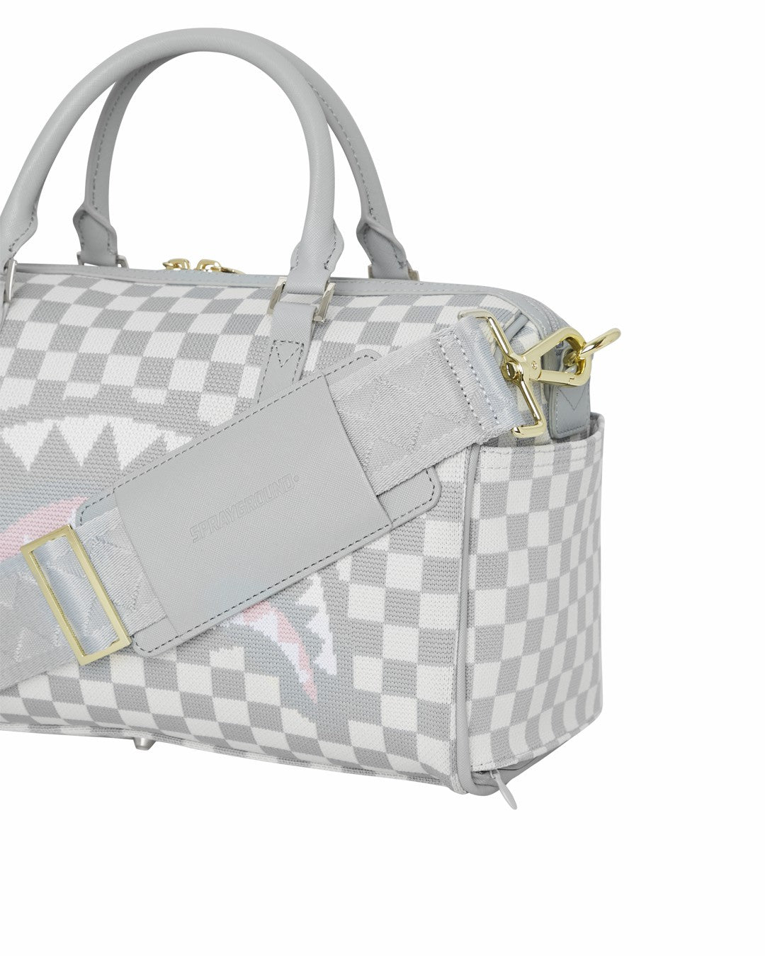 KNIT SHARKS IN PARIS IN CREAM MINI DUFFLE
