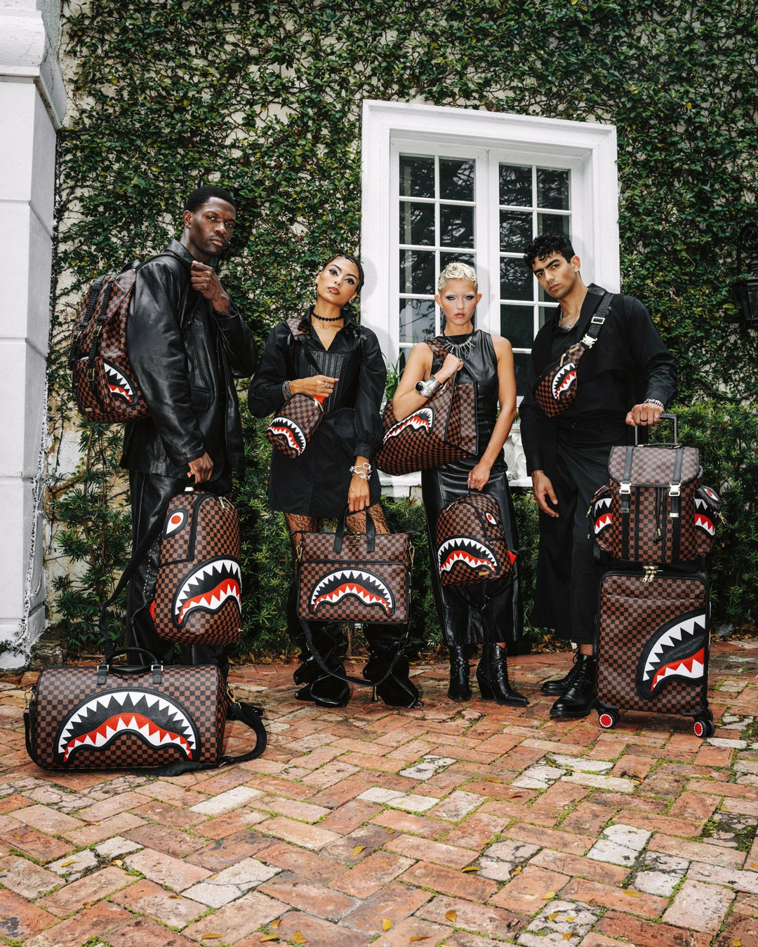 SAWTOOTH SHARKS IN PARIS DUFFLE