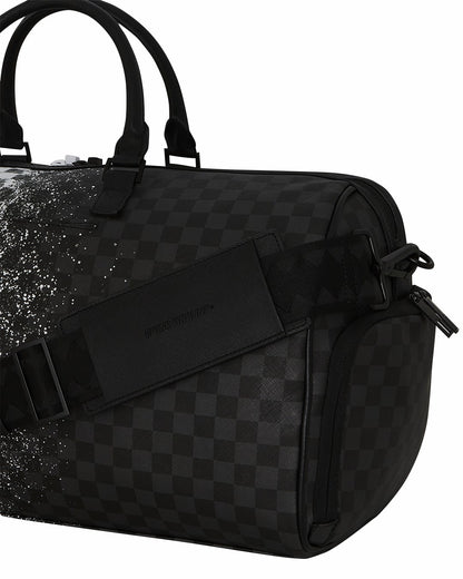 SCRIBBLE DRIBBLE CHECK DUFFLE