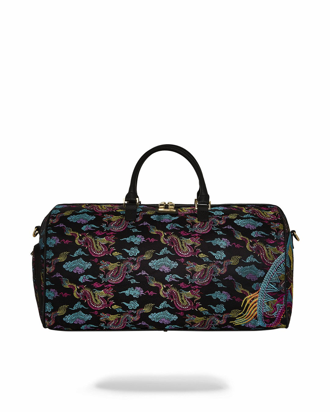 EMBROIDERED DRAGONS DUFFLE