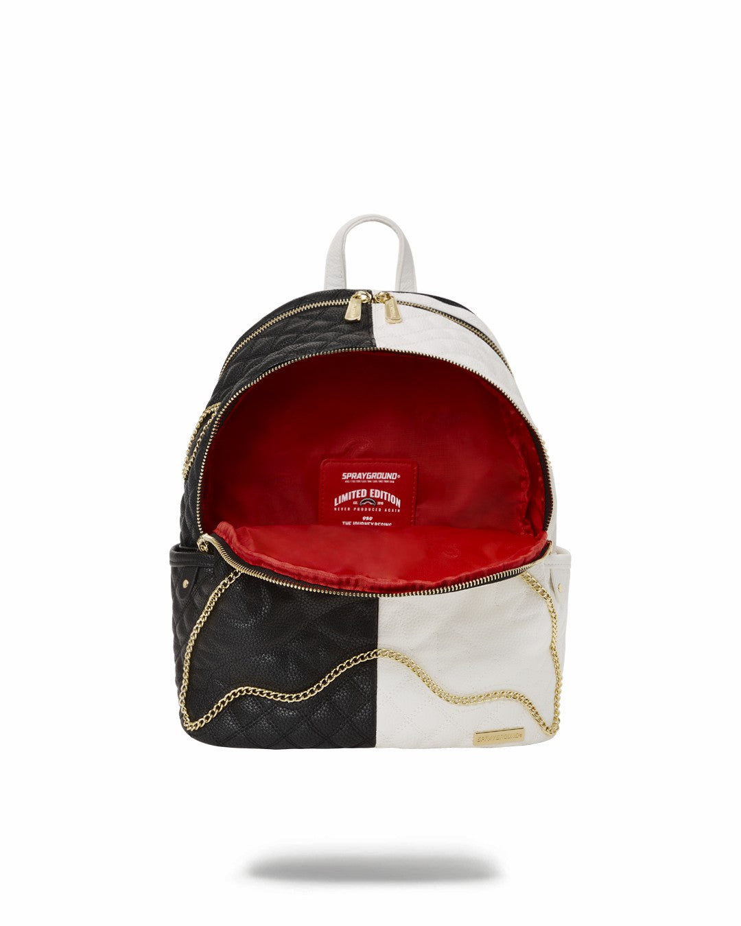 LEVELED UP SPLIT QUILT SHARK SAVAGE BACKPACK