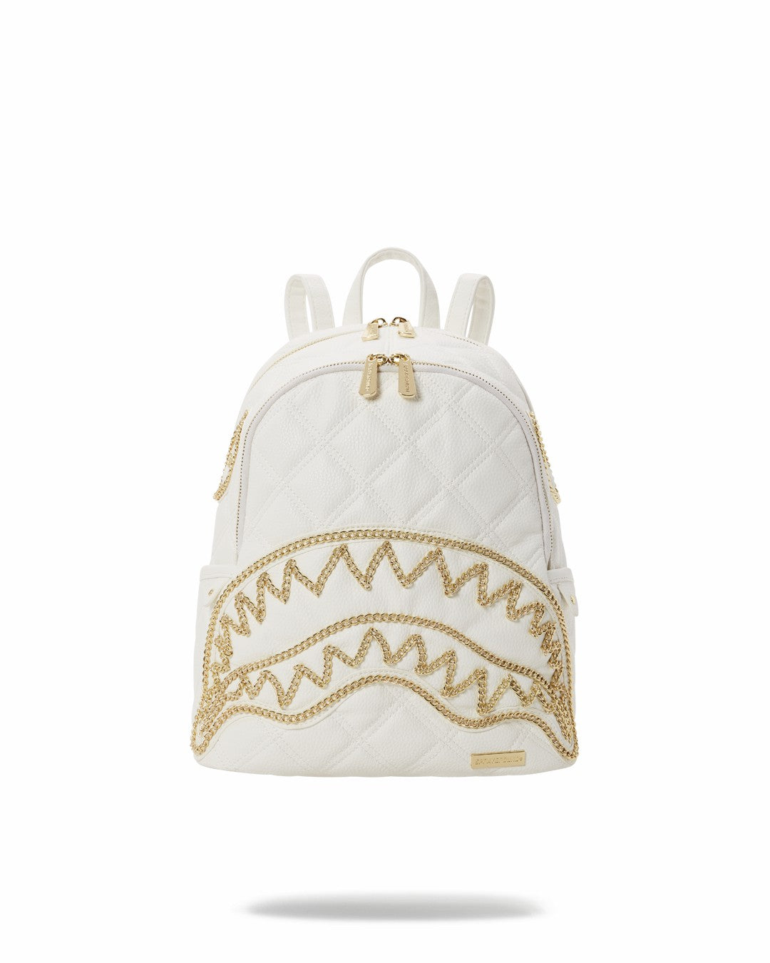 RIVIERA LE BLANC GOLD CHAIN SHARK SAVAGE BACKPACK