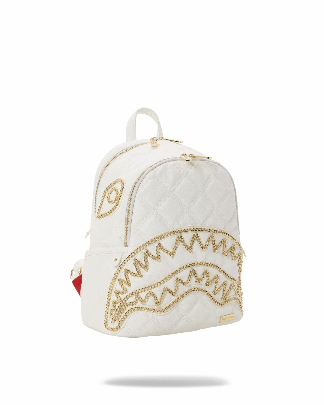 RIVIERA LE BLANC GOLD CHAIN SHARK SAVAGE BACKPACK