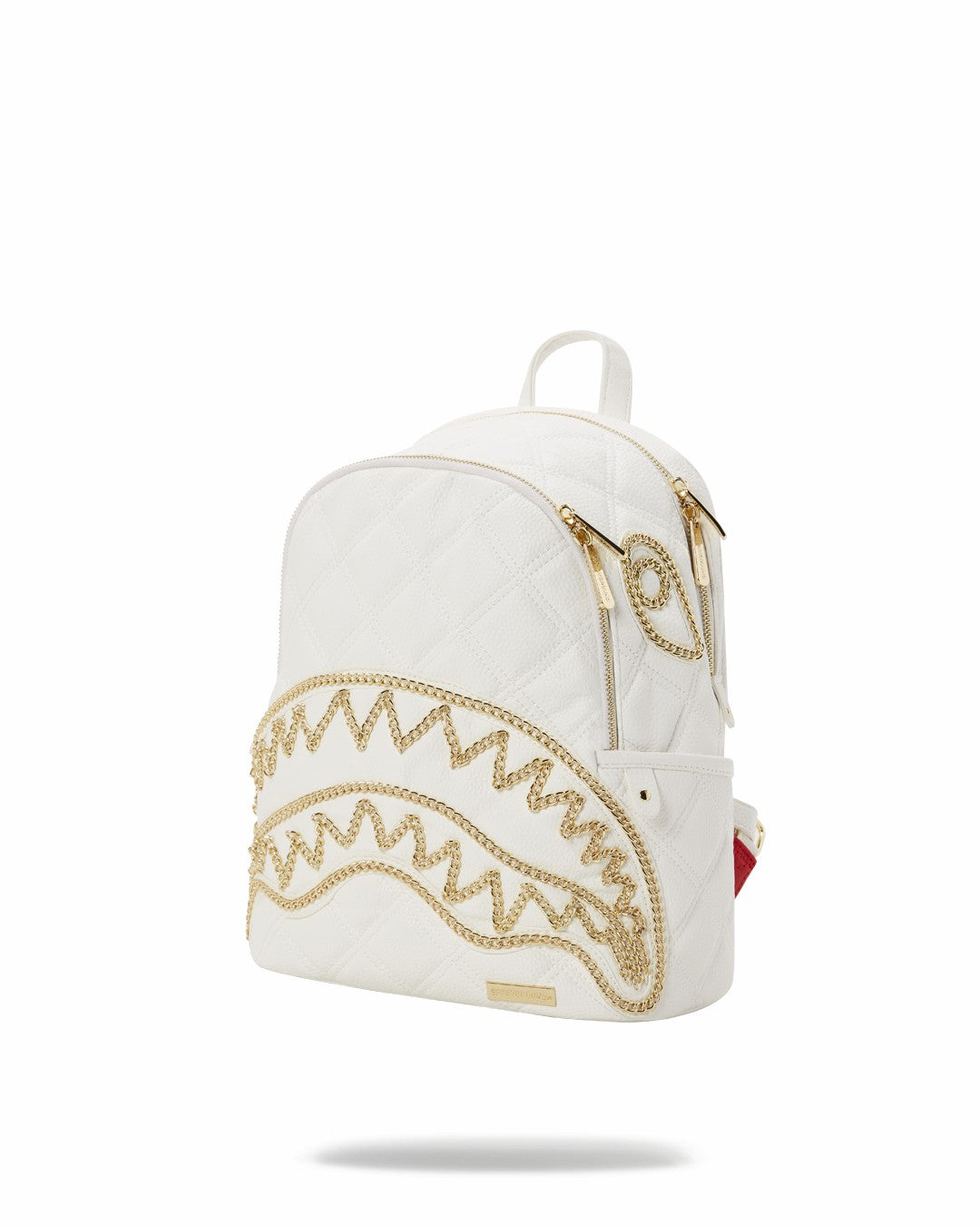 RIVIERA LE BLANC GOLD CHAIN SHARK SAVAGE BACKPACK