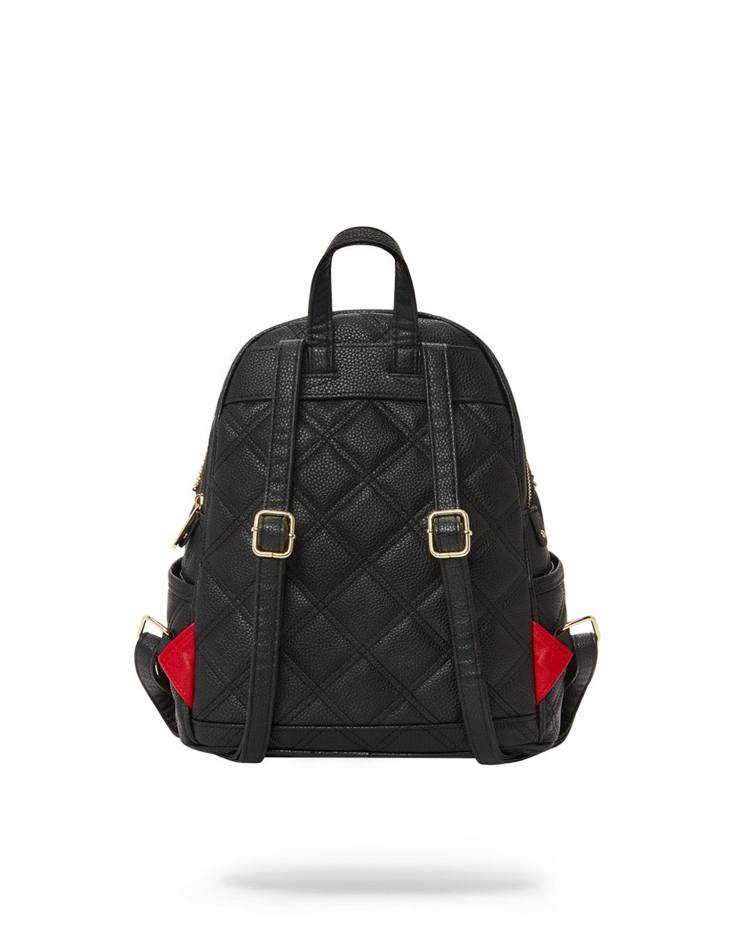 NOIR QUILT GOLD CHAIN SHARK SAVAGE BACKPACK