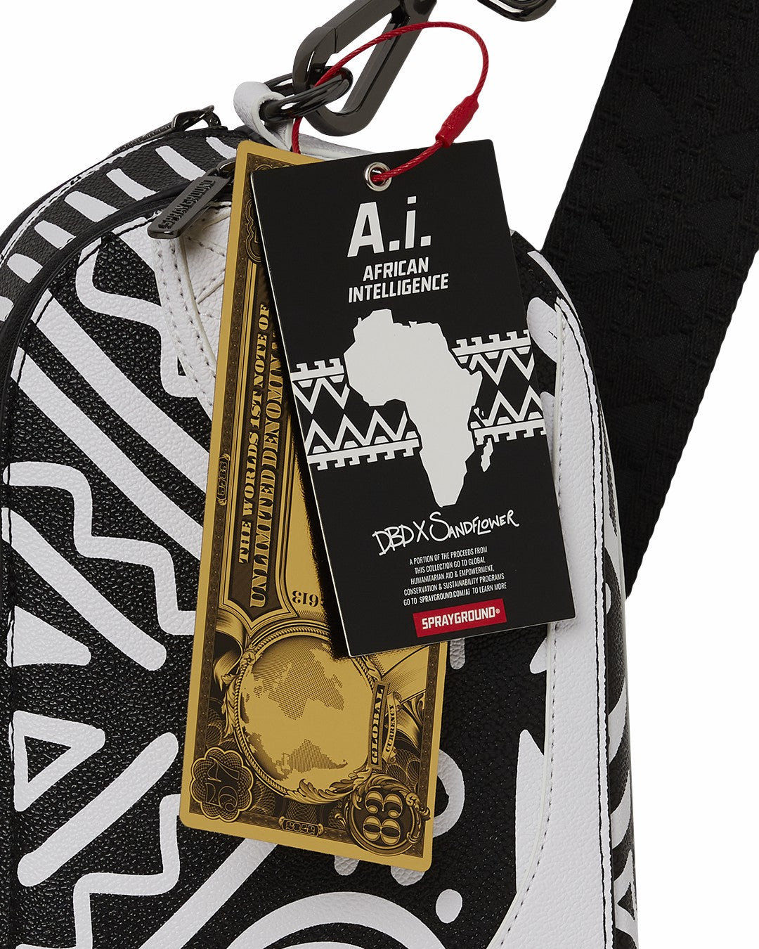 A.I.8 AFRICAN INTELLIGENCE - ORIGIN STORY BACKPACK SLING