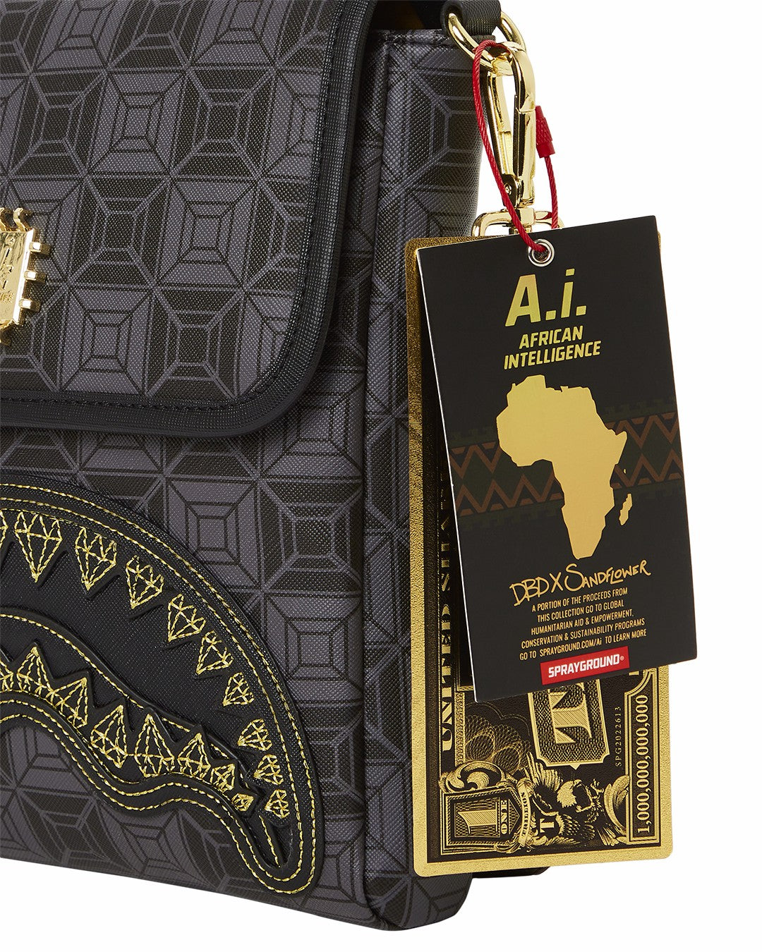 OBSIDIAN STUNNER A.i.6 SANDFLOWER COLLAB LARGE SLING