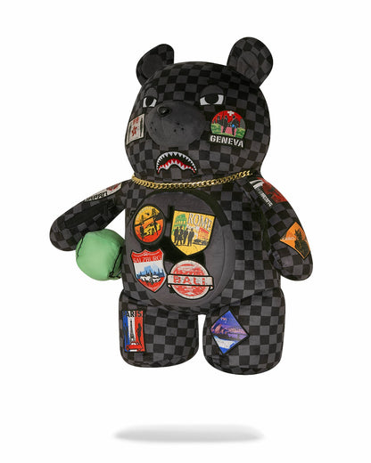 GLOBAL MOGUL UNLIMITED MILES MONEYBEAR TEDDYBEAR BACKPACK