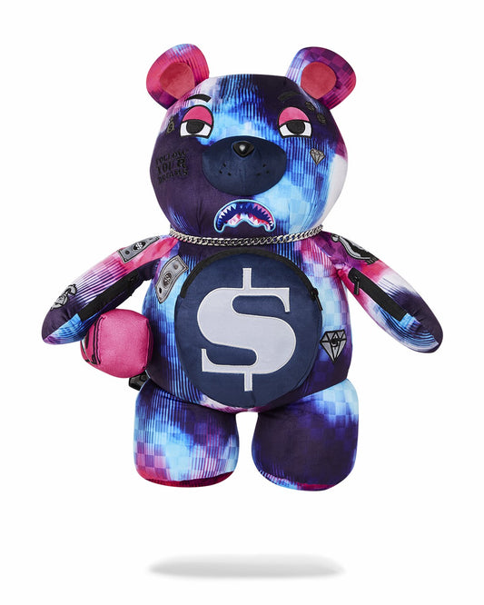 SHARKCLUB ELECTRONICA MONEYBEAR TEDDYBEAR BACKPACK