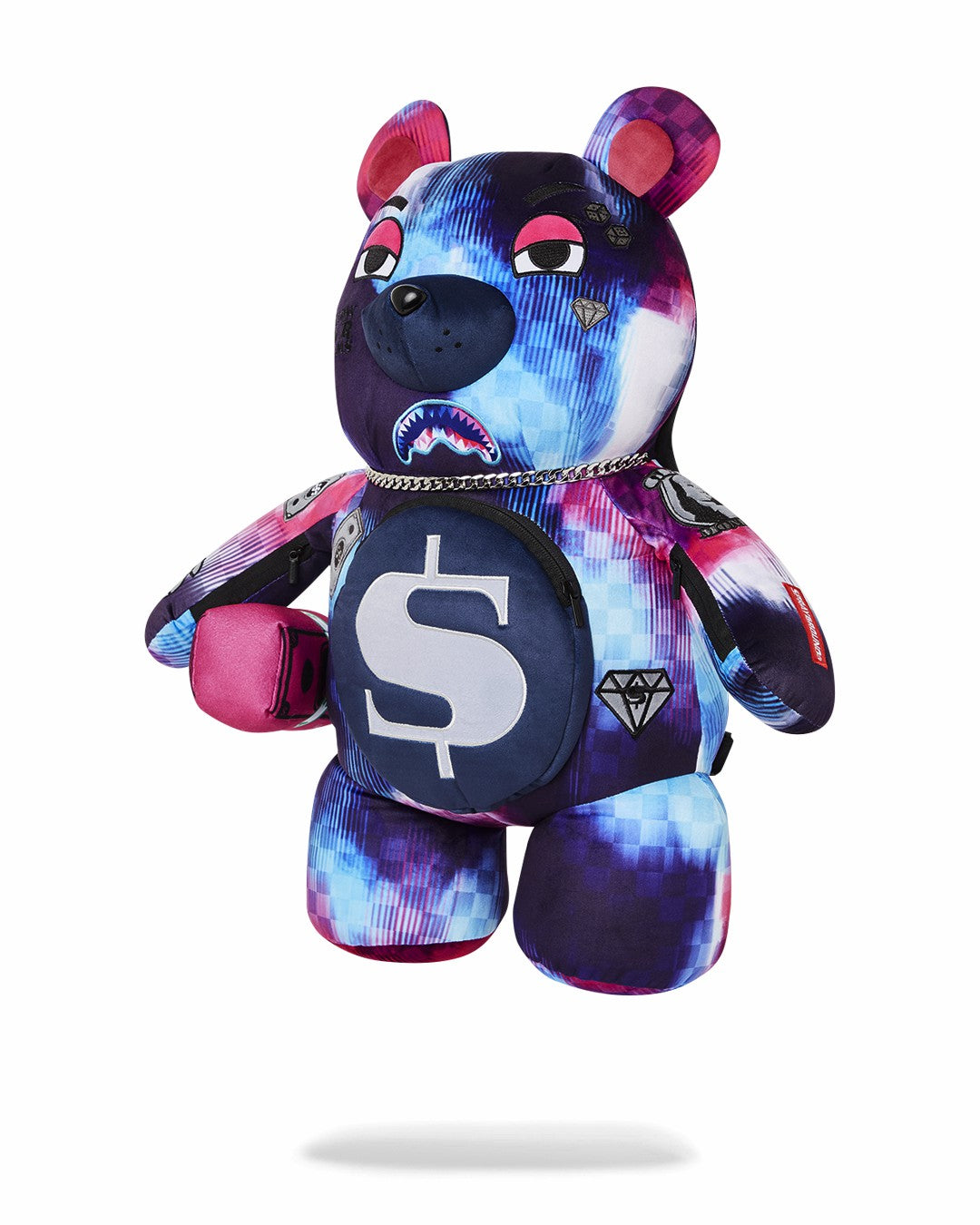 SHARKCLUB ELECTRONICA MONEYBEAR TEDDYBEAR BACKPACK