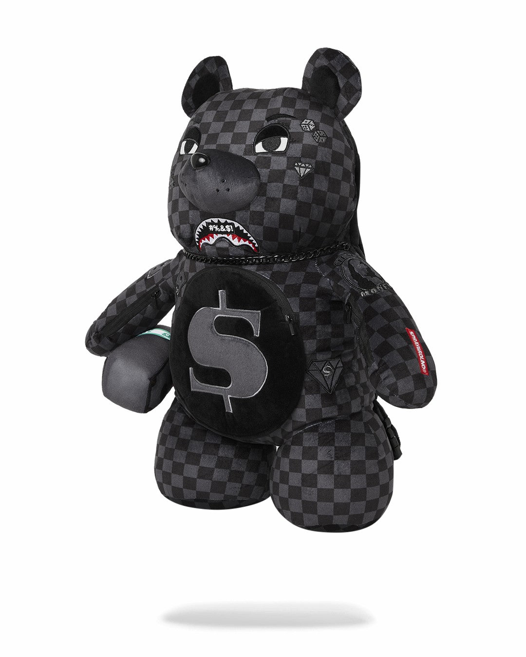 WHAT THE BEEP' SHARK MONEYBEAR TEDDYBEAR BACKPACK