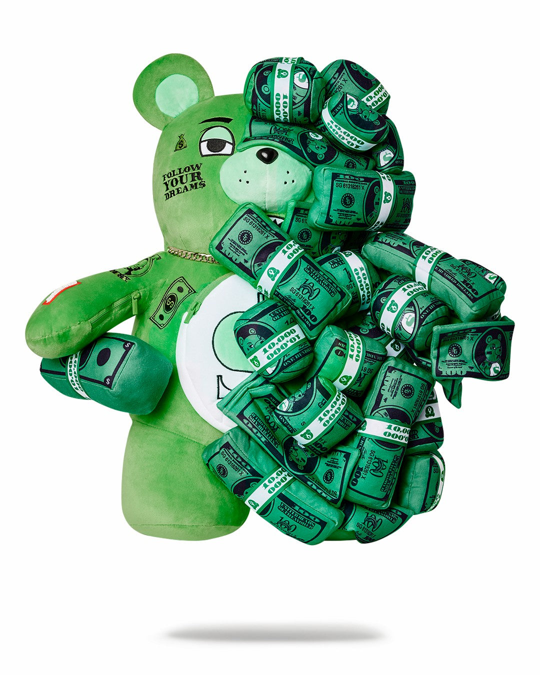 MONEYBEAR ZILLIONS TEDDYBEAR BACKPACK