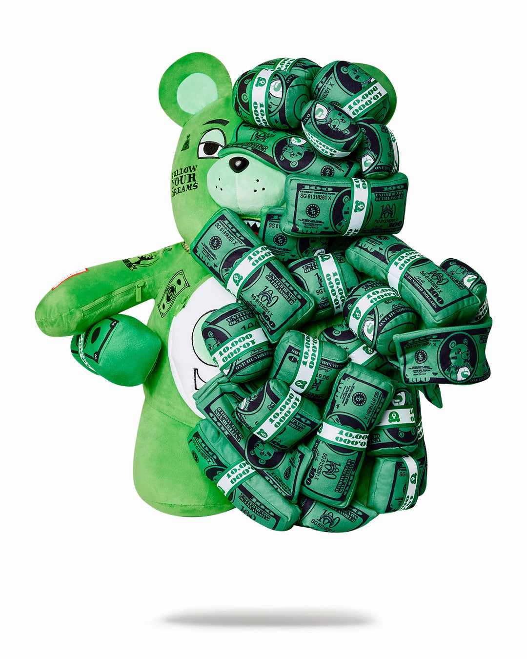 MONEYBEAR ZILLIONS TEDDYBEAR BACKPACK