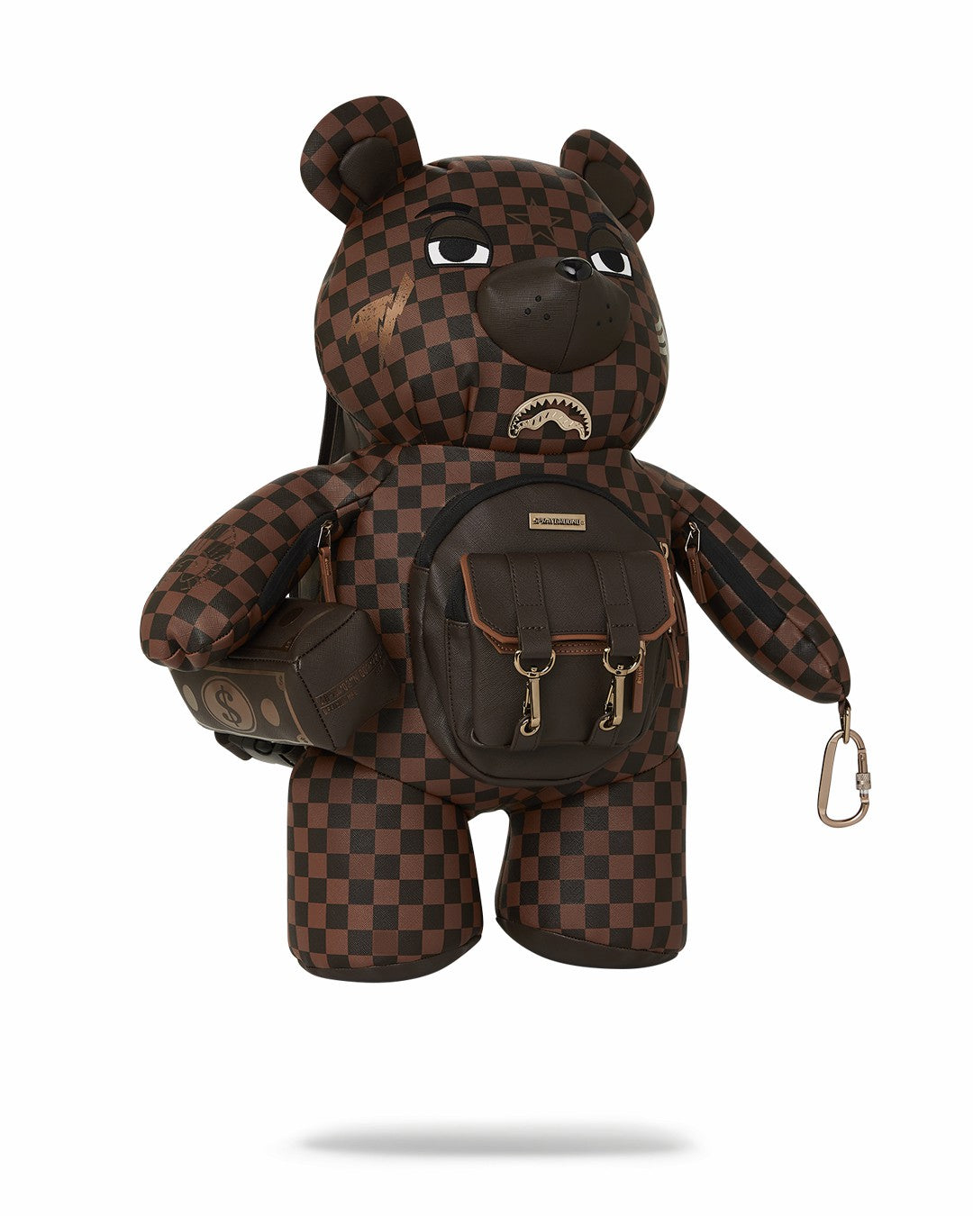 CHECKMATE ROYALE MONEYBEAR TEDDYBEAR BACKPACK