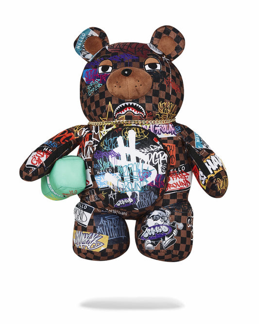 SHARKS IN PARIS THE RIZZ MONEYBEAR TEDDYBEAR BACKPACK