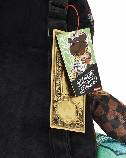 SHARKS IN PARIS THE RIZZ MONEYBEAR TEDDYBEAR BACKPACK