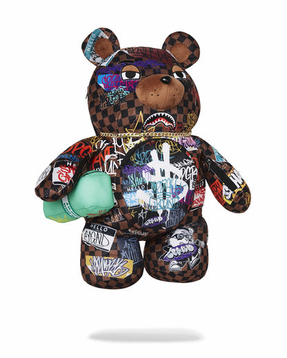 SHARKS IN PARIS THE RIZZ MONEYBEAR TEDDYBEAR BACKPACK