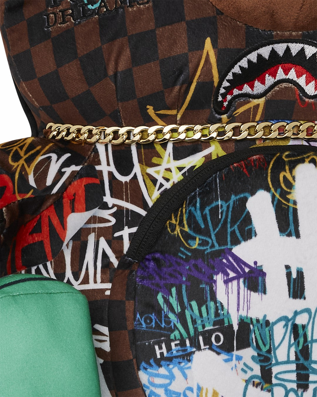SHARKS IN PARIS THE RIZZ MONEYBEAR TEDDYBEAR BACKPACK